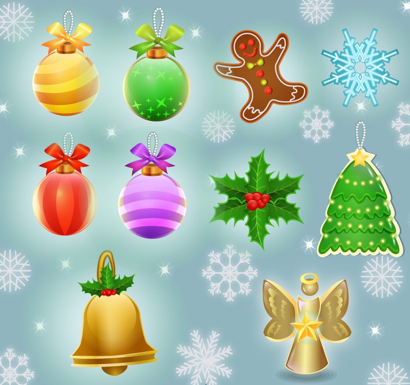 El p¨¢rrafo 10 de la decoraci¨®n icono vector material Navidad