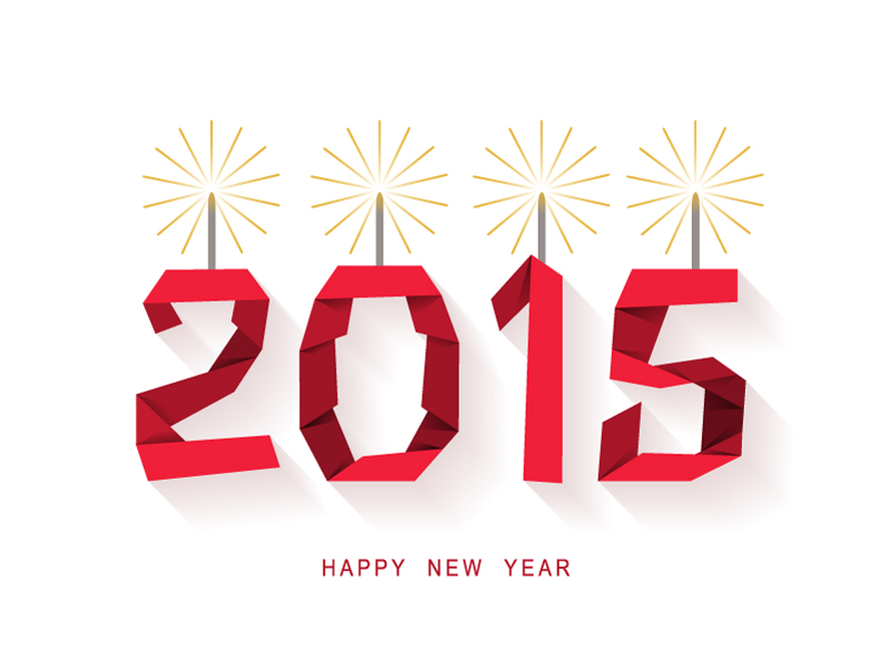 2015 origami velas materiales WordArt vector