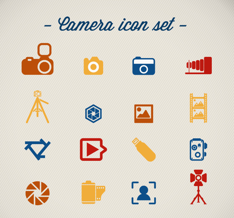 16 modelos de la fotograf¨ªa en color del icono del elemento material de vectores