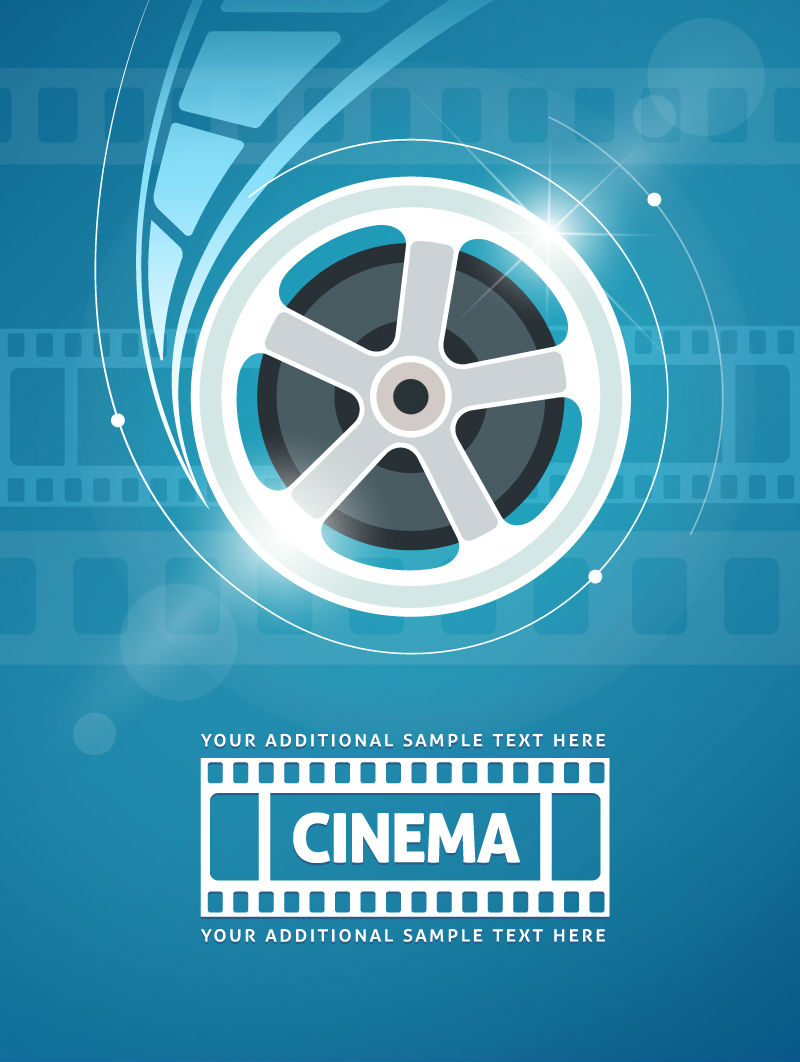 Cine Creativo material de fondo vector