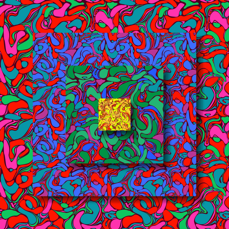 Capas de material vector patr車n de fondo de la pintura