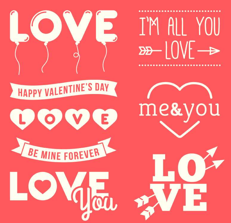 Vector de material 8 Blanca D赤a WordArt