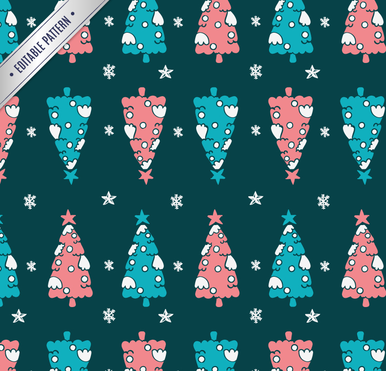 Nieve de Navidad de fondo sin fisuras vector de material