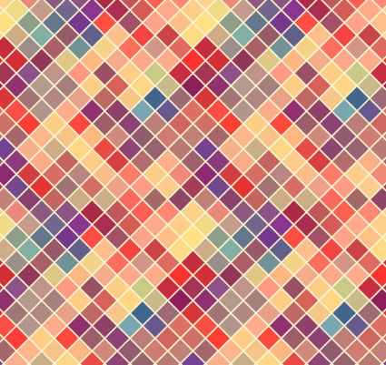 Diamante de color de fondo de mosaico de material de vectores
