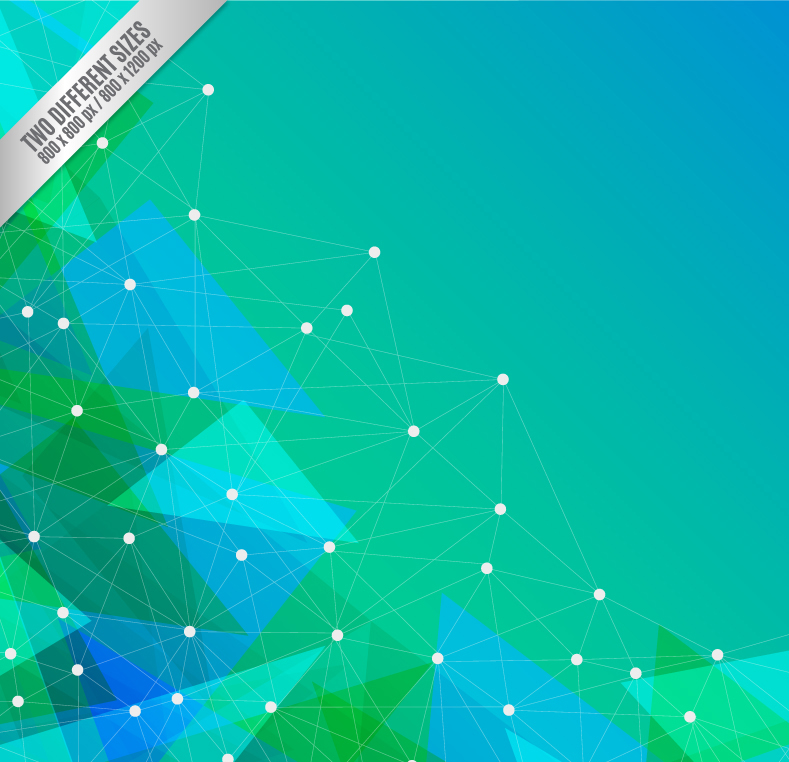 Material de vector de fondo geom¨¦trico verde