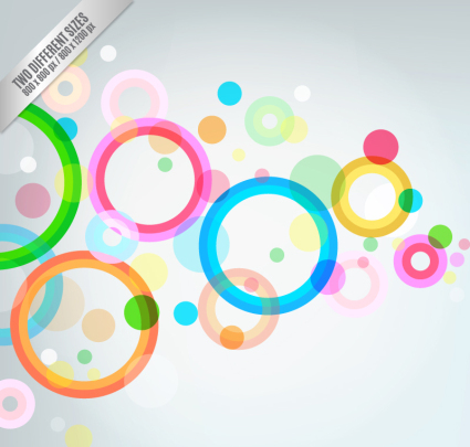C¨ªrculo colorido material de fondo vector