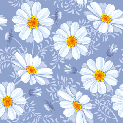 Cosmos sin fisuras vector de material fondo blanco