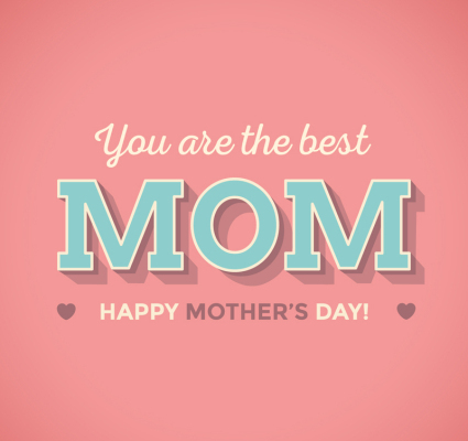 D赤a material de la tarjeta de felicitaci車n del vector de Pink Madre
