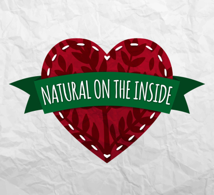 Me encanta el coraz車n vector de material la naturaleza