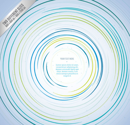 Material Espiral azul vector de fondo del crculo
