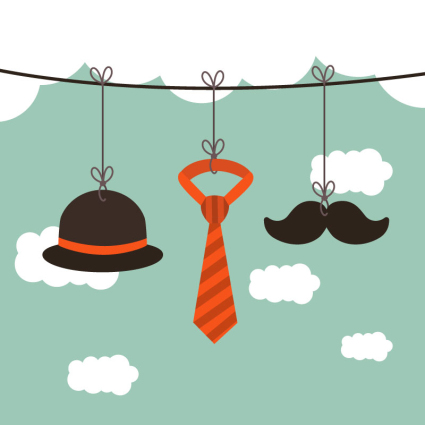 D¨ªa de material ilustrador vectorial del Padre Creador