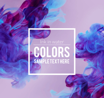 Pigment background vector material en agua