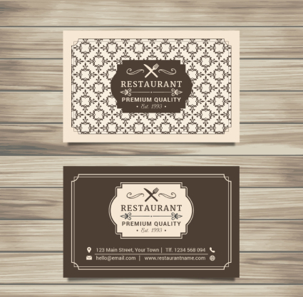 Patr¨®n de la tarjeta de la tarjeta de negocios de las maneras antiguas