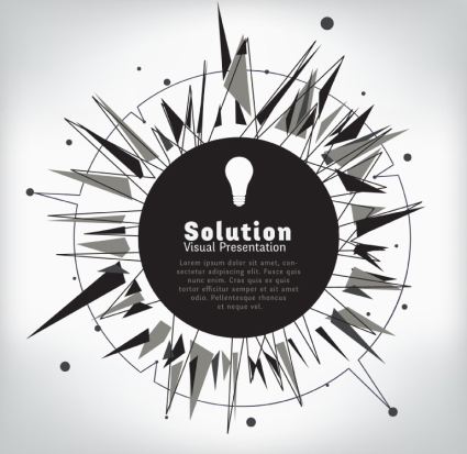Geometr¨ªa circular moda vector material