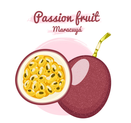 Pasi車n fresco diseño de la fruta vector