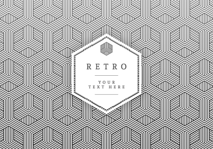 Hex¨¢gono Moda textura de fondo vector