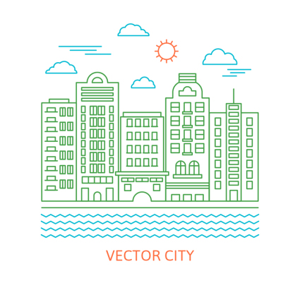 Construcci¨®n de la ciudad del R¨ªo de vectores