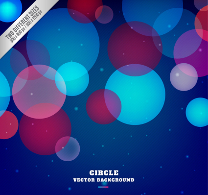 Material de diseño vectorial fondo circular creativo