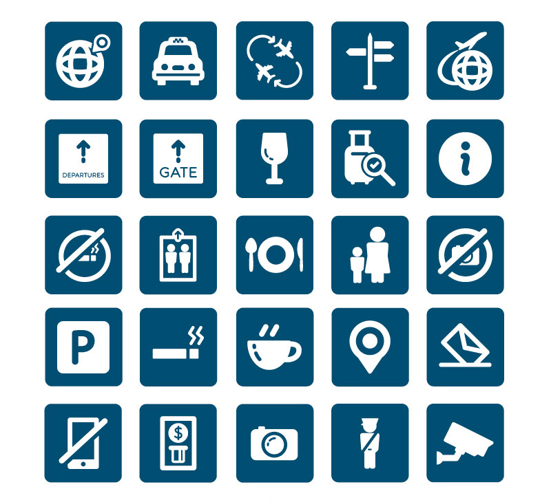30, elemento viajes icono material de vectores