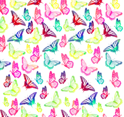 Mariposa pintada de fondo sin fisuras del vector