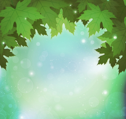 Fondo de la fantas¨ªa del vector del Indo verde materiales