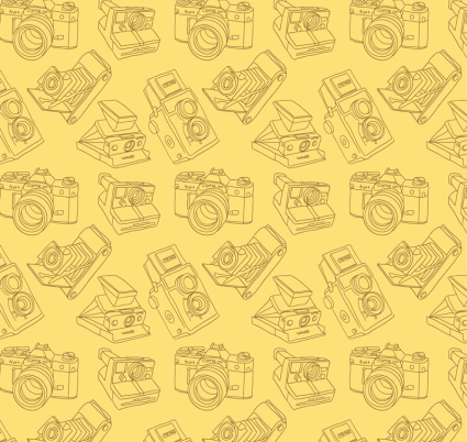 c芍mara transparente de color amarillo pintado del fondo del vector