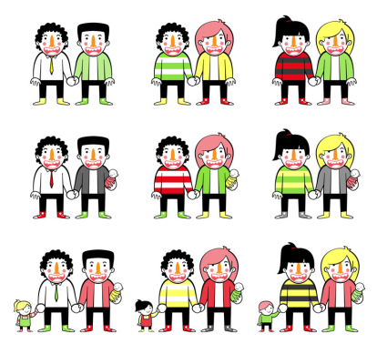 9 socio de diseño del vector del car¨¢cter