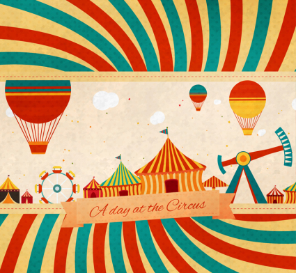 material de vectores ilustrador creativa Circo