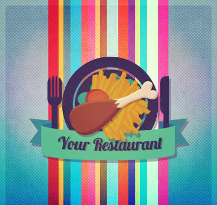 material de vectores de comida r¨¢pida creativa