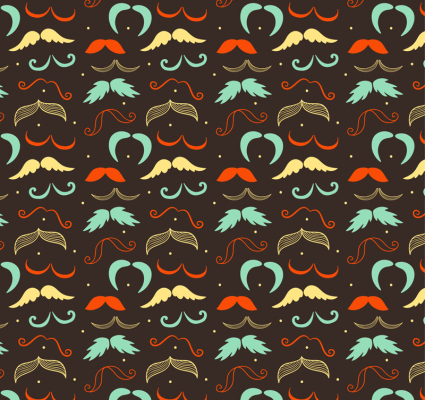barba color de fondo sin fisuras vector de material