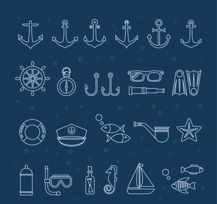 25 iconos de elementos de navegacin creativa icono