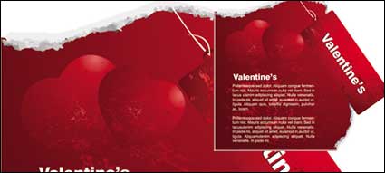 Red vector tarjeta de etiquetar el material