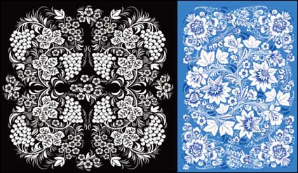 2 Material de la hermosa modelo vectorial