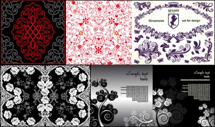 10 hermoso material vector patrn