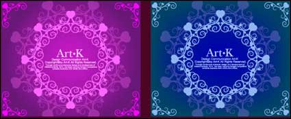 2 lneas de encaje hermoso material vectoriales