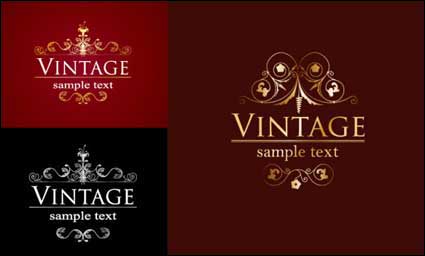 material europeo vector patrn decorativo