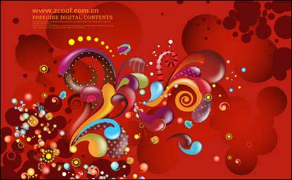 Colorido vector de series de casos actuales - rojo naranja (6P)