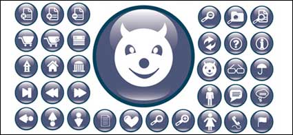 Prctica de Diseño Web vector icono pequeño material