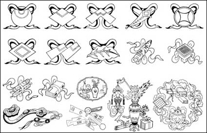 Material de los 19 vectores clsicos chinos