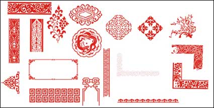 China Bellas patrn clsico vector de material