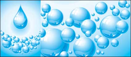 material de las gotas burbuja textura vector