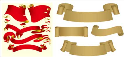 Vectorial de la cinta y material de papel
