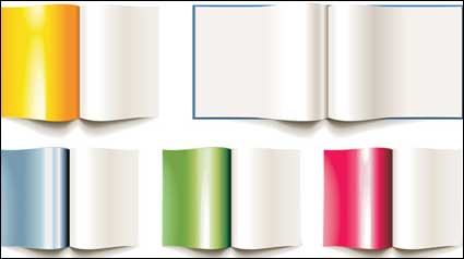 Vectorial de los lbumes materiales libro en blanco