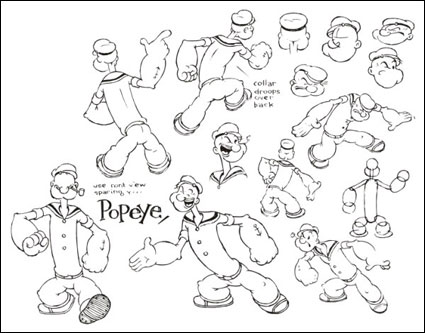 Popeye funcionario que cre vector (2)