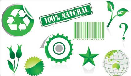 Ambiental vector tema elemento material