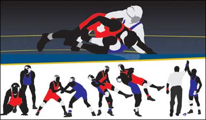 Lucha material vector