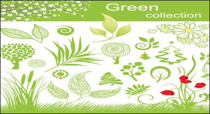 Vectorial de las plantas de material