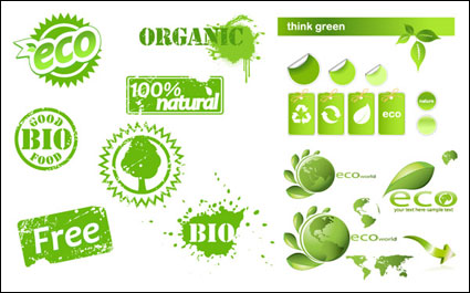 Parte del material temtico ecolgico vector icono