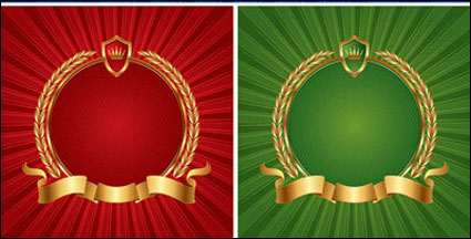 Correo escudo de trigo de la cinta Vector