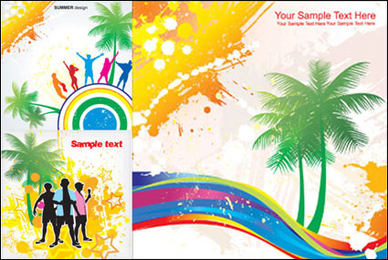 Dazzle color Playa KuXia elemento vector de material